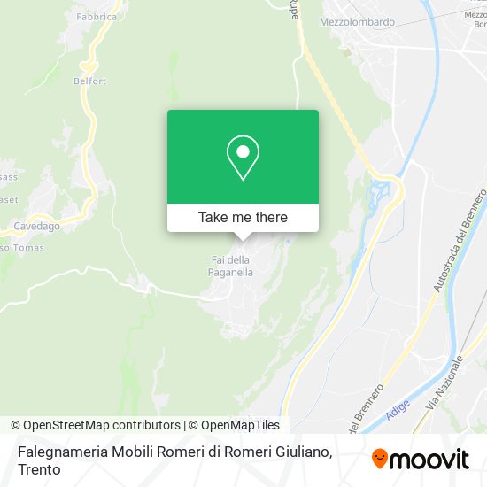 Falegnameria Mobili Romeri di Romeri Giuliano map
