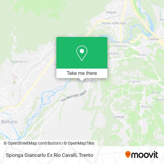 Sponga Giancarlo Ex Rio Cavalli map