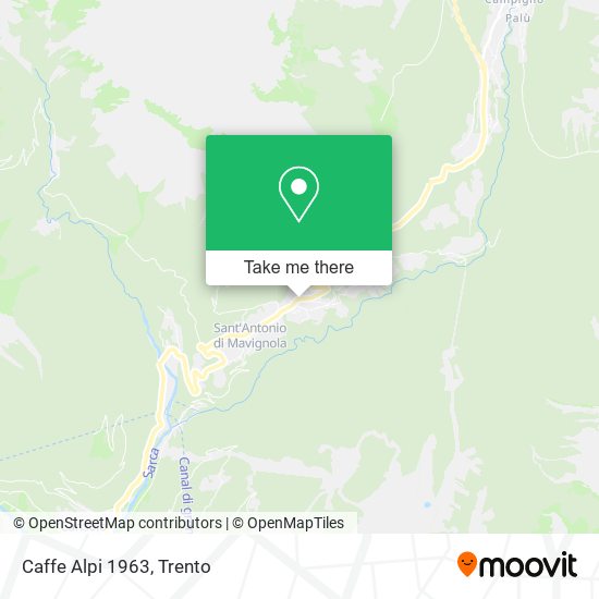 Caffe Alpi 1963 map