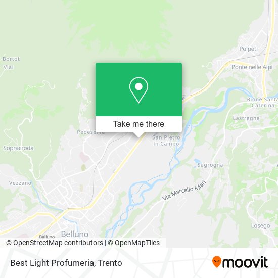 Best Light Profumeria map