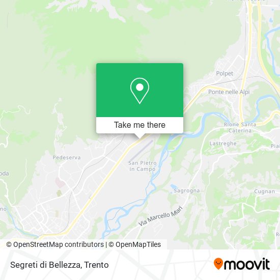 Segreti di Bellezza map