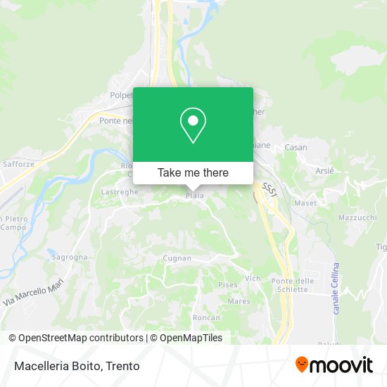 Macelleria Boito map