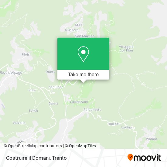 Costruire il Domani map