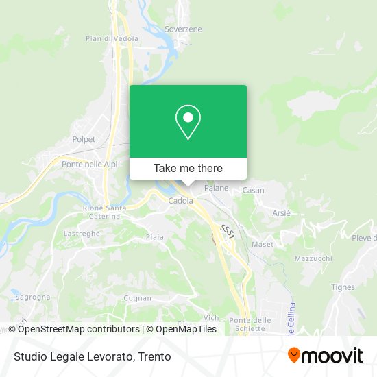 Studio Legale Levorato map