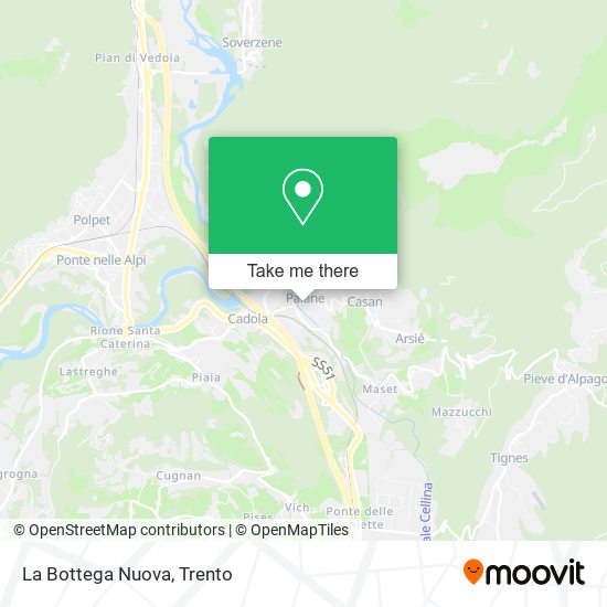 La Bottega Nuova map