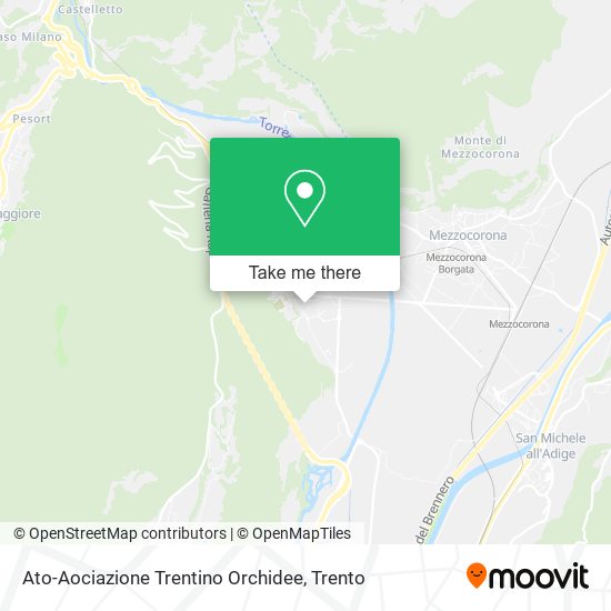 Ato-Aociazione Trentino Orchidee map