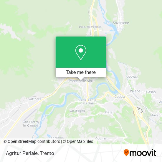 Agritur Perlaie map