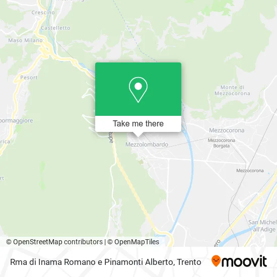 RMA by Inama Romano and Pinamonti Alberto map