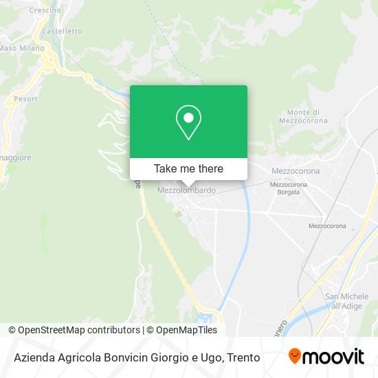 Azienda Agricola Bonvicin Giorgio e Ugo map