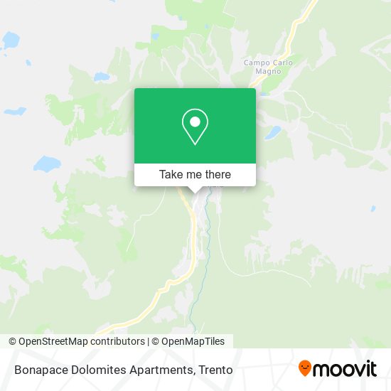 Bonapace Dolomites Apartments map