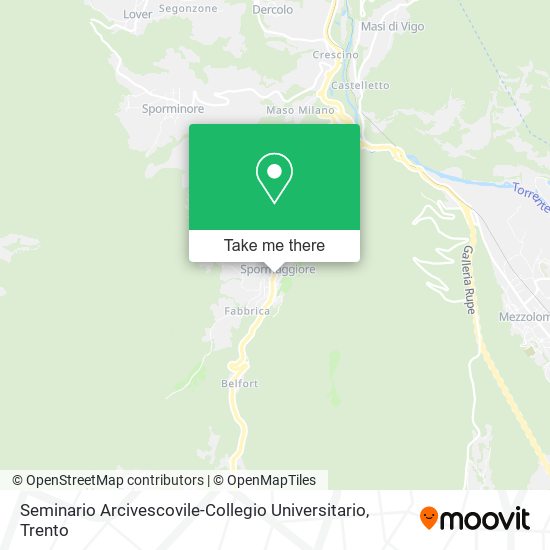 Seminario Arcivescovile-Collegio Universitario map