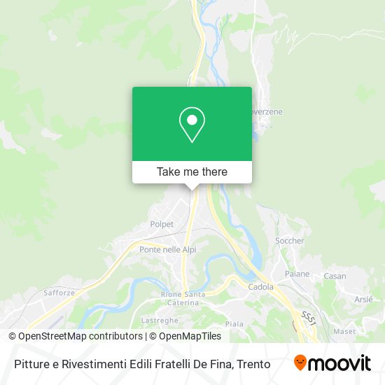 Pitture e Rivestimenti Edili Fratelli De Fina map