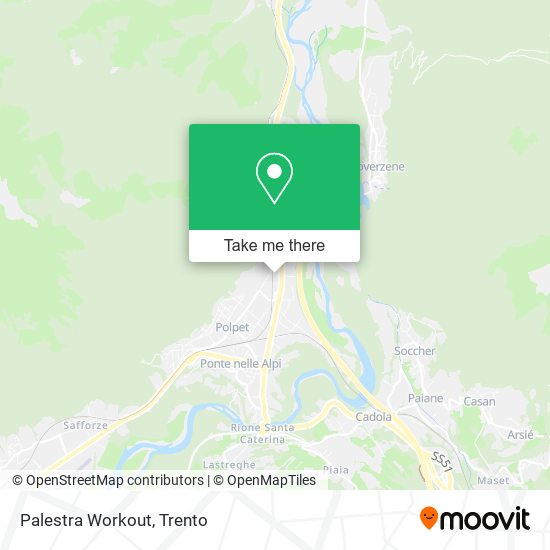 Palestra Workout map