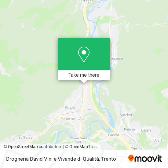 Drogheria David Vini e Vivande di Qualità map
