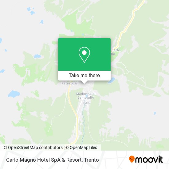 Carlo Magno Hotel SpA & Resort map
