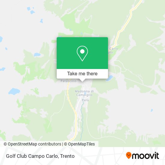 Golf Club Campo Carlo map