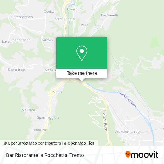 Bar Ristorante la Rocchetta map