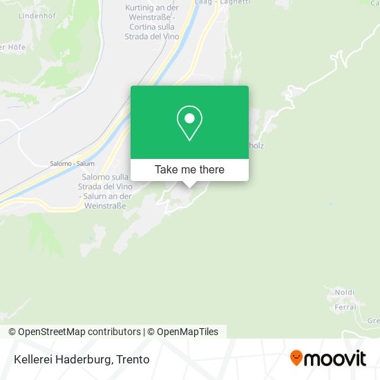 Kellerei Haderburg map