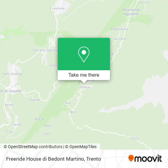 Freeride House di Bedont Martino map