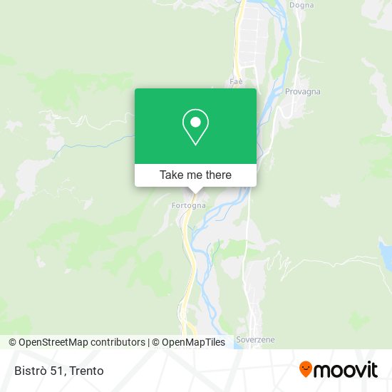 Bistrò 51 map