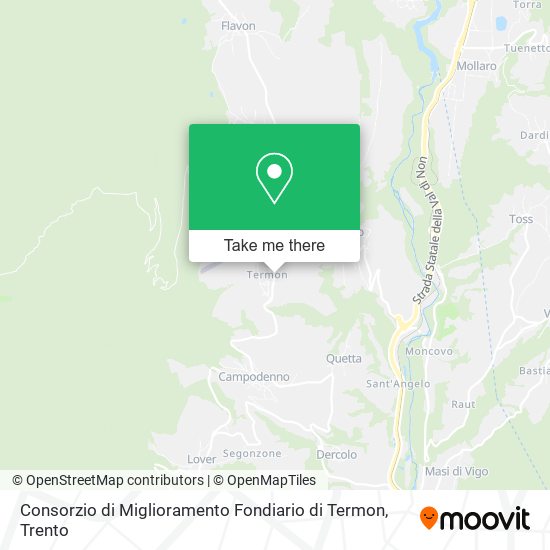 Consorzio di Miglioramento Fondiario di Termon map