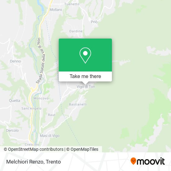 Melchiori Renzo map