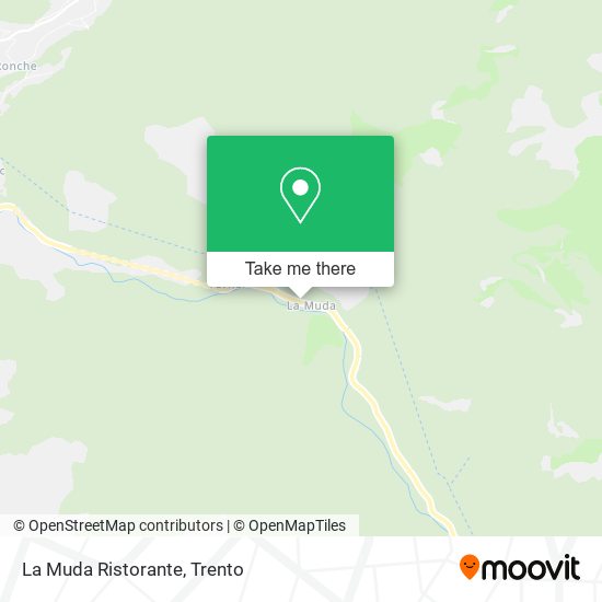 La Muda Ristorante map