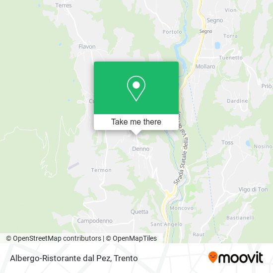 Albergo-Ristorante dal Pez map