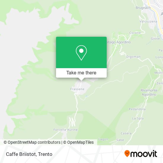 Caffe Briistot map