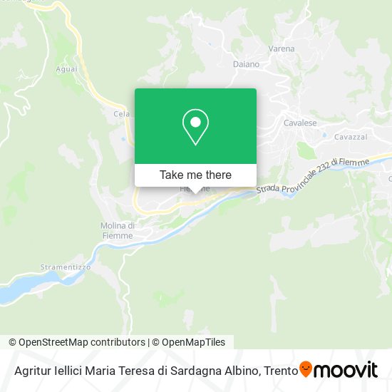 Agritur Iellici Maria Teresa di Sardagna Albino map
