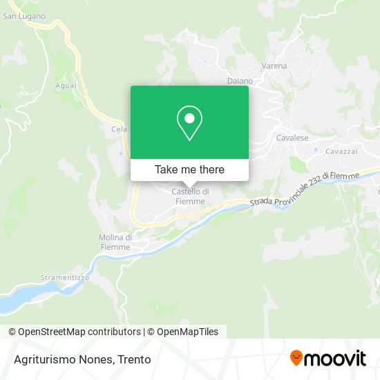 Agriturismo Nones map