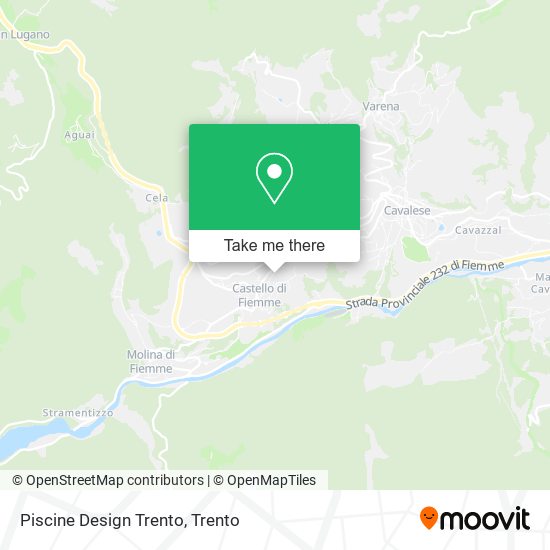 Piscine Design Trento map