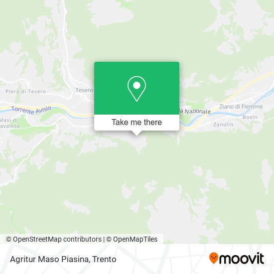 Agritur Maso Piasina map