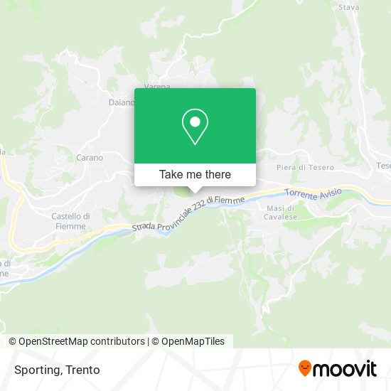 Sporting map