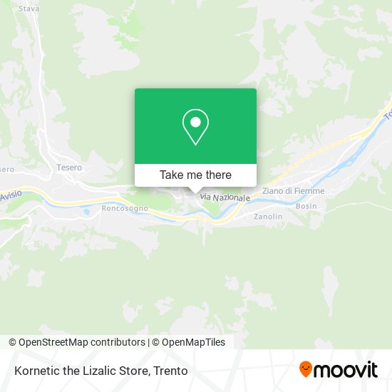 Kornetic the Lizalic Store map