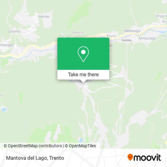 Mantova del Lago map