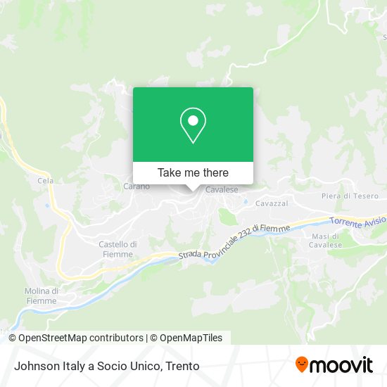 Johnson Italy a Socio Unico map