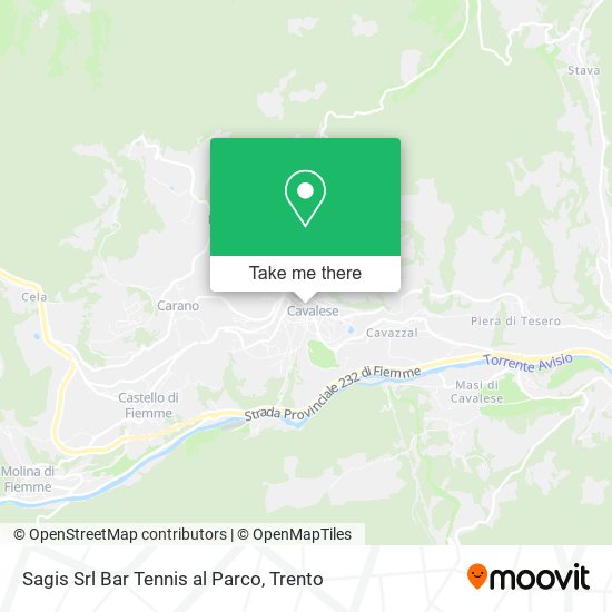Sagis Srl Bar Tennis al Parco map