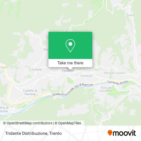 Tridente Distribuzione map