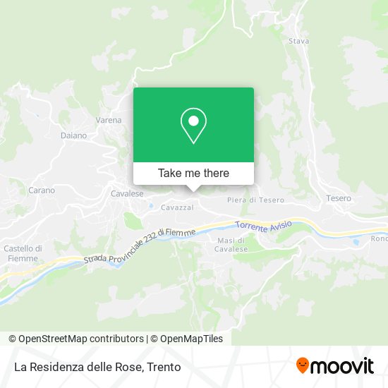 La Residenza delle Rose map