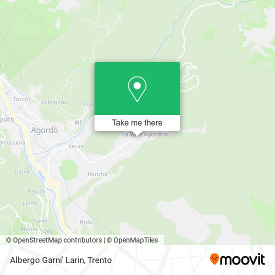 Albergo Garni' Larin map