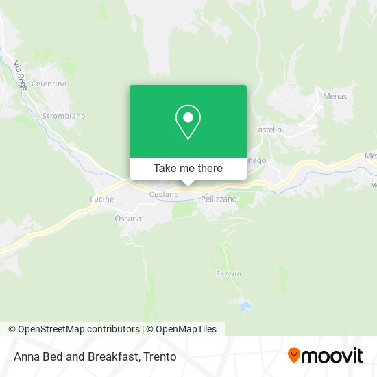 Anna Bed and Breakfast map