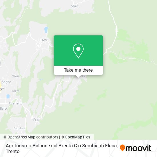 Agriturismo Balcone sul Brenta C o Sembianti Elena map