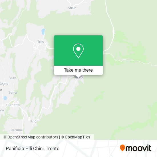 Panificio F.lli Chini map