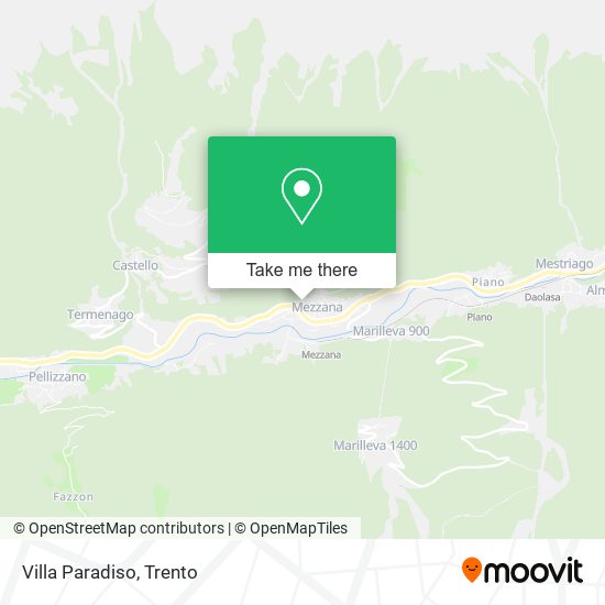 Villa Paradiso map