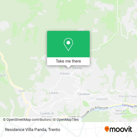Residence Villa Panda map