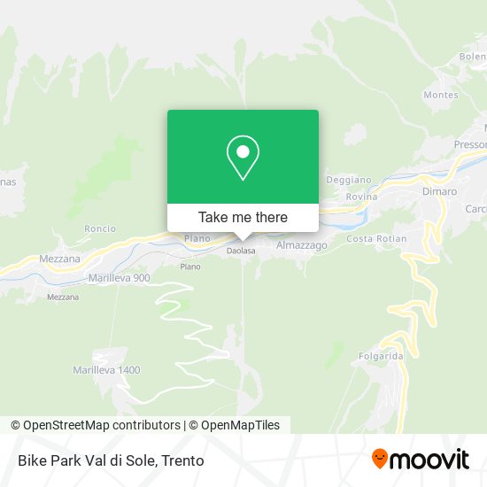 Bike Park Val di Sole map