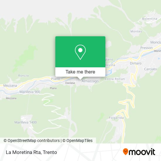 La Moretina Rta map