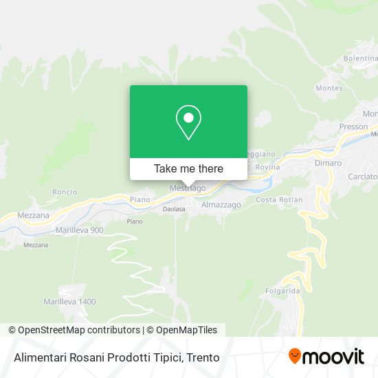 Alimentari Rosani Prodotti Tipici map