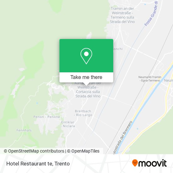 Hotel Restaurant te map
